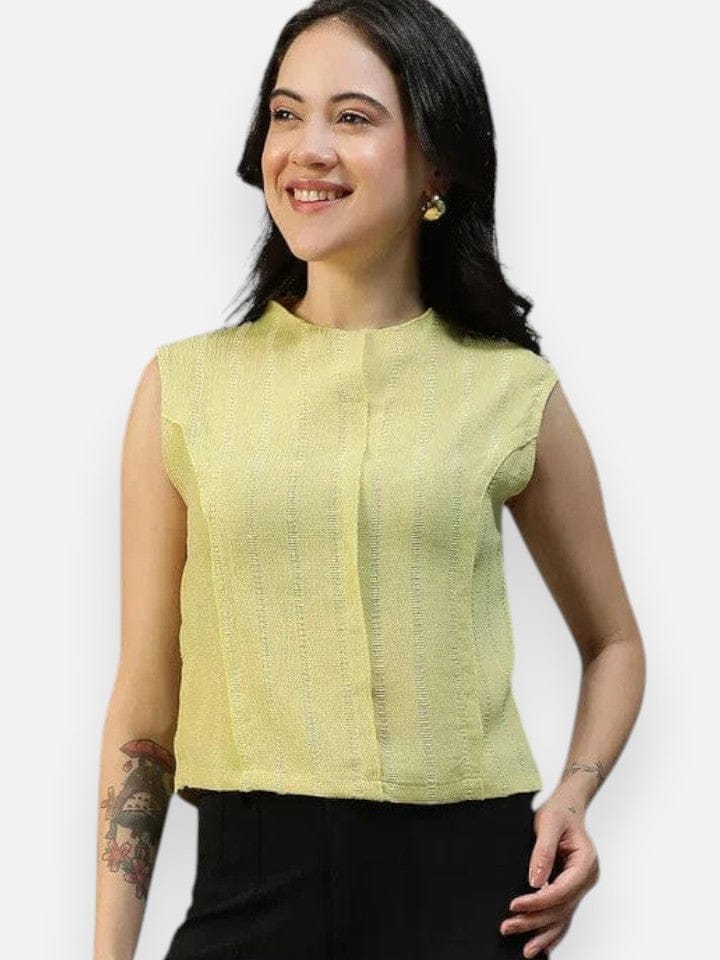 Women Yellow Top