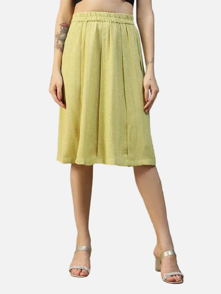 Women's Yellow Skirt