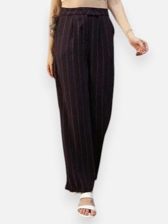 Purple Straight Pant