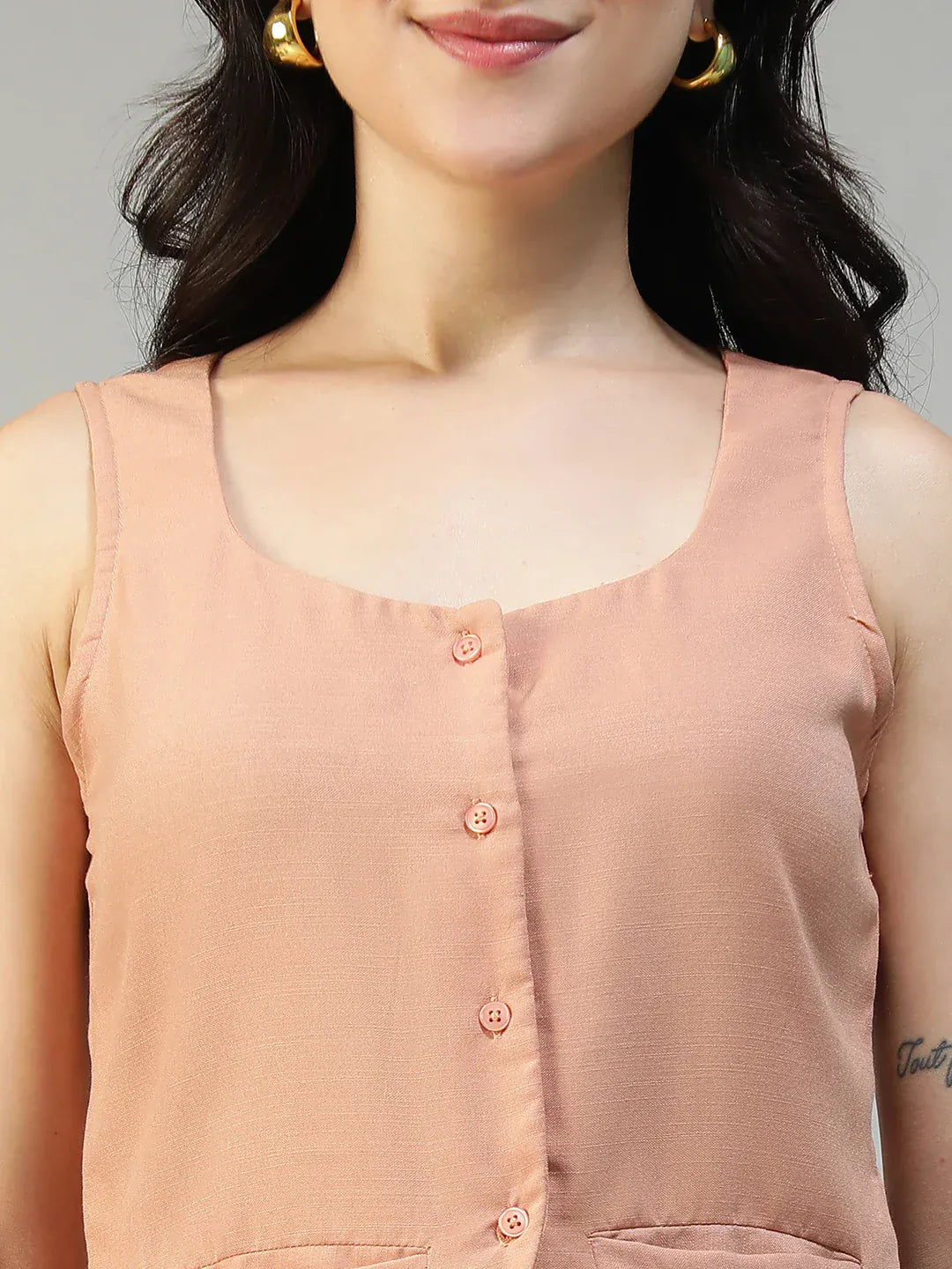Women Brown Top