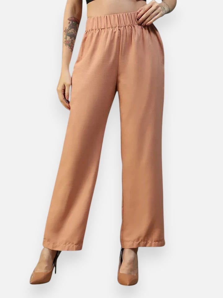 Peach Straight Pant