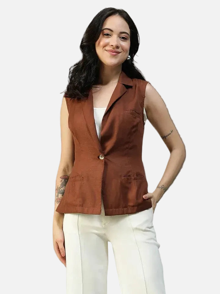 Women's Brown Blazer