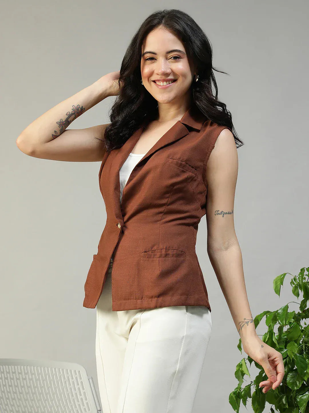 Women's Brown Blazer