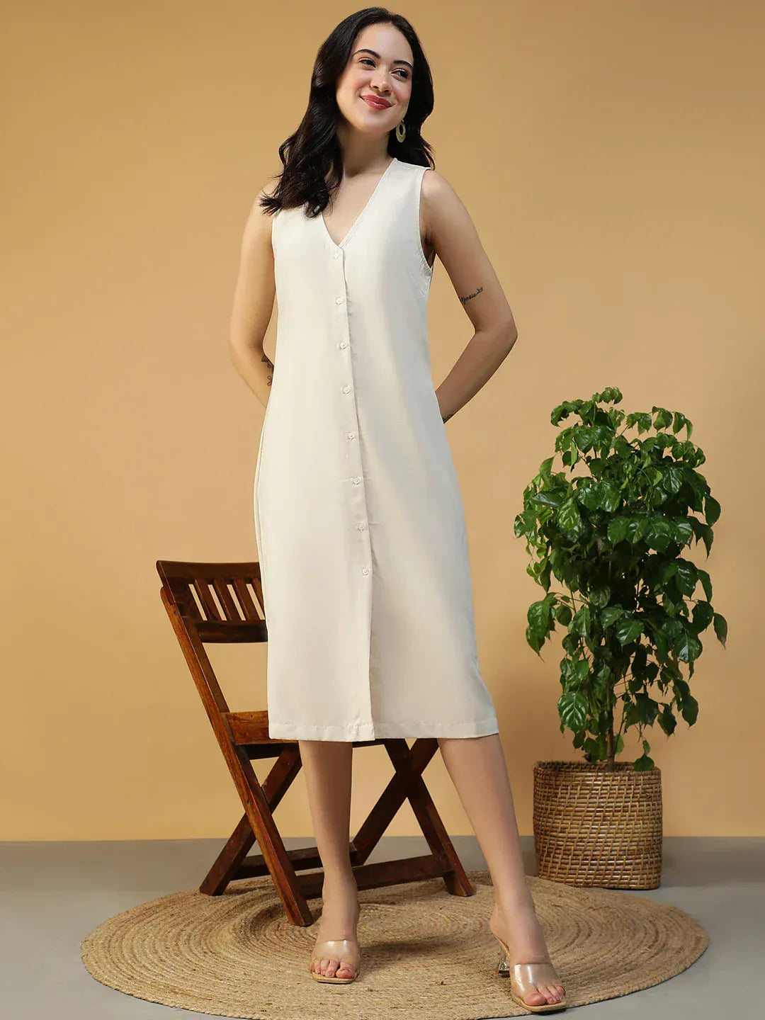 women-off-white-sleeveless-dress