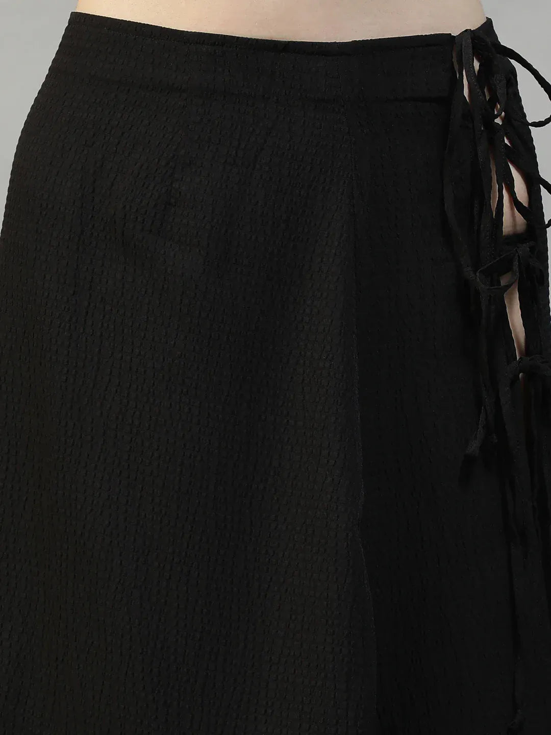 Black Beachwear Skirt