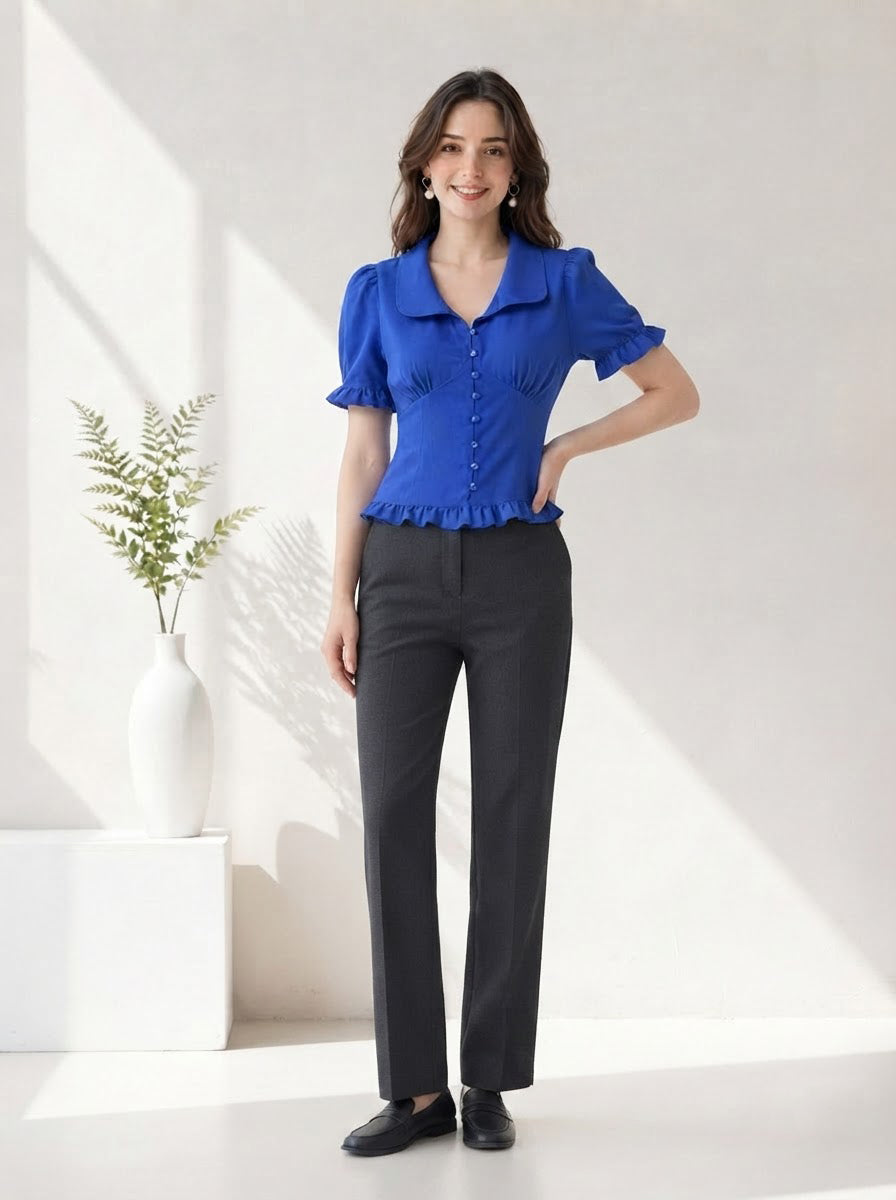 Women Blue Top