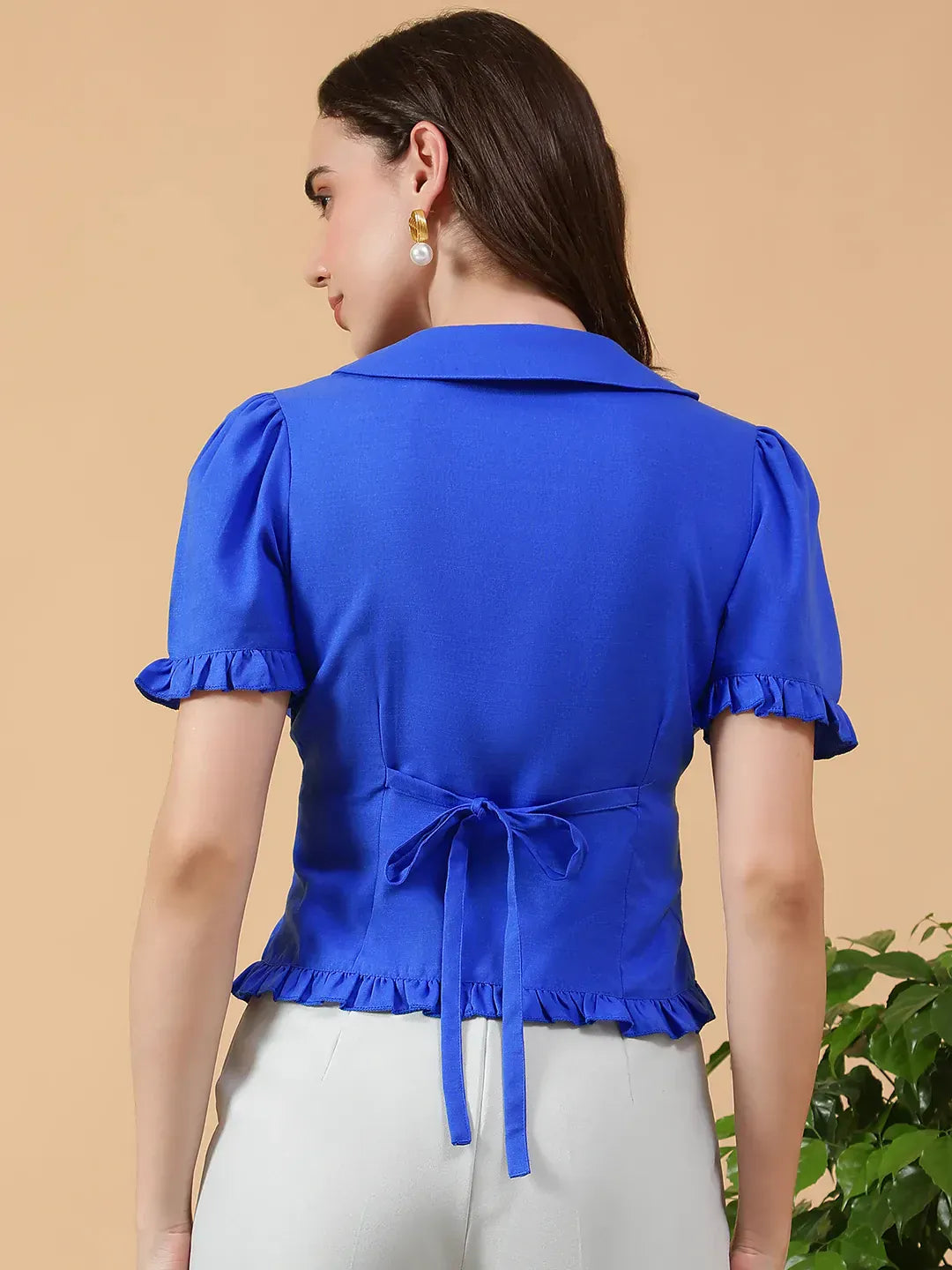 Women Blue Top