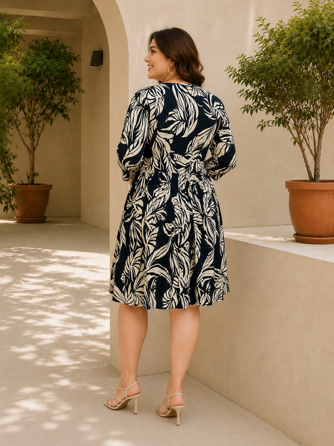 Women Plus Size Multicolor Floral Top - Pre Order