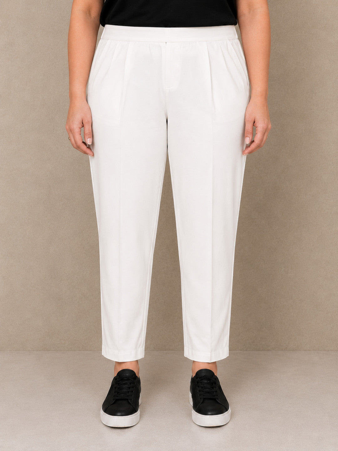 Women Plus Size White Pant - Pre Order