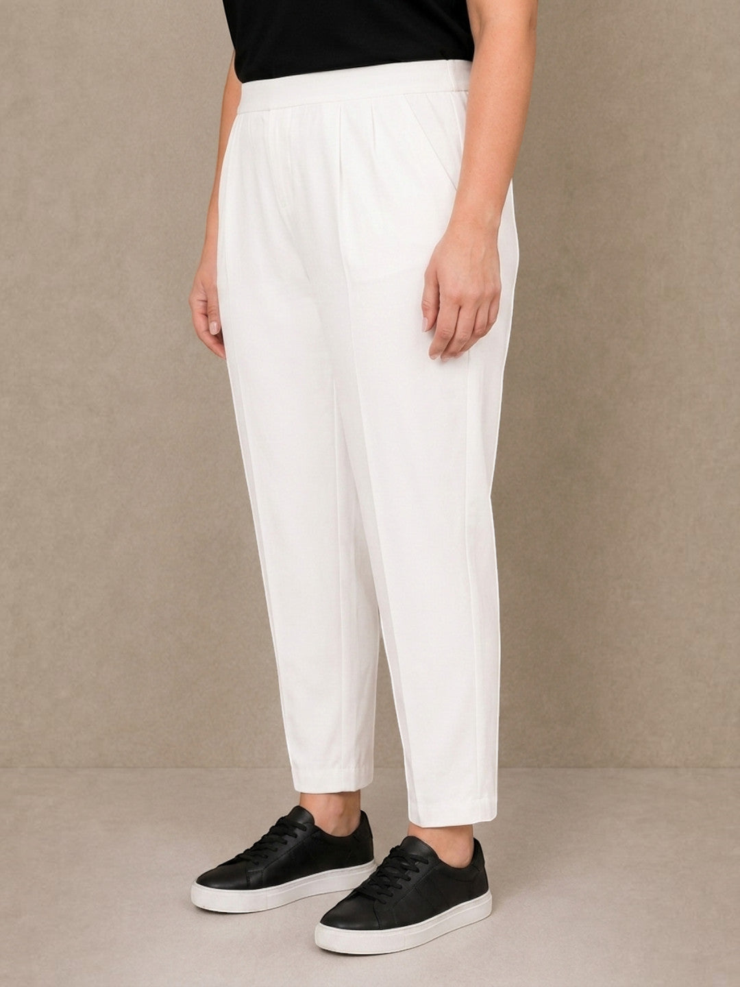 Women Plus Size White Pant - Pre Order