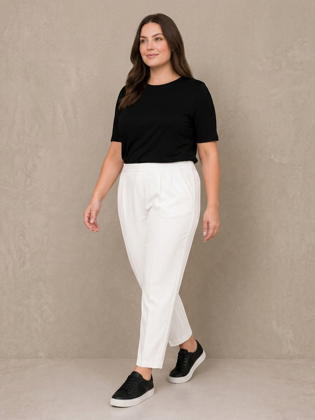 Women Plus Size White Pant - Pre Order
