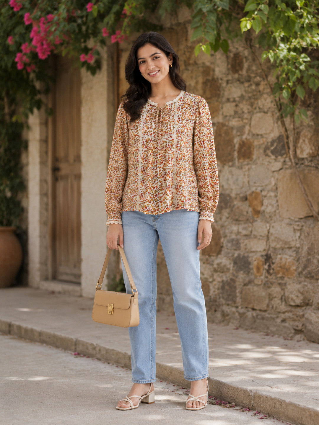 Women Multicolor Floral Top