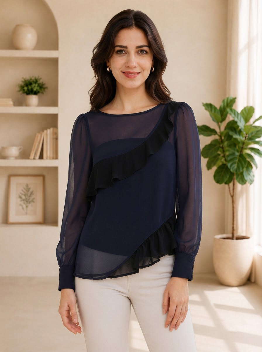 Women's Navy Top