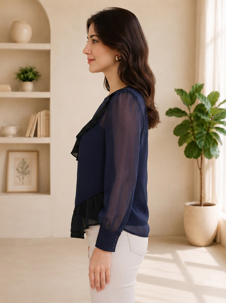 Women's Navy Top