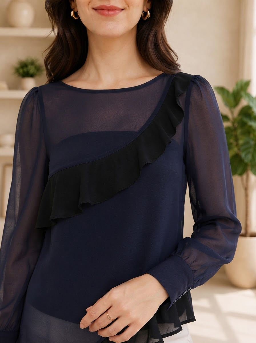 Women's Navy Top