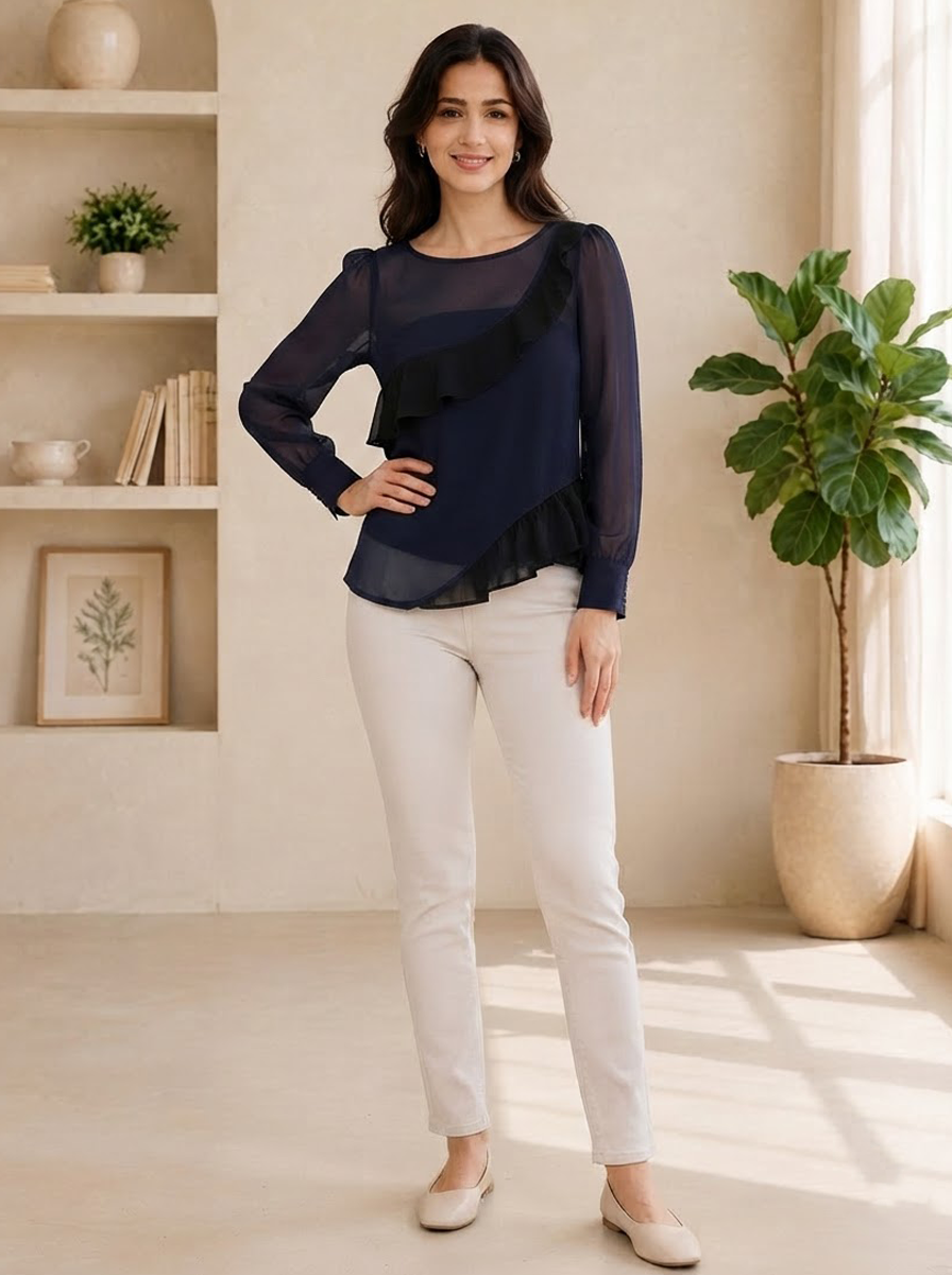 Women's Navy Top