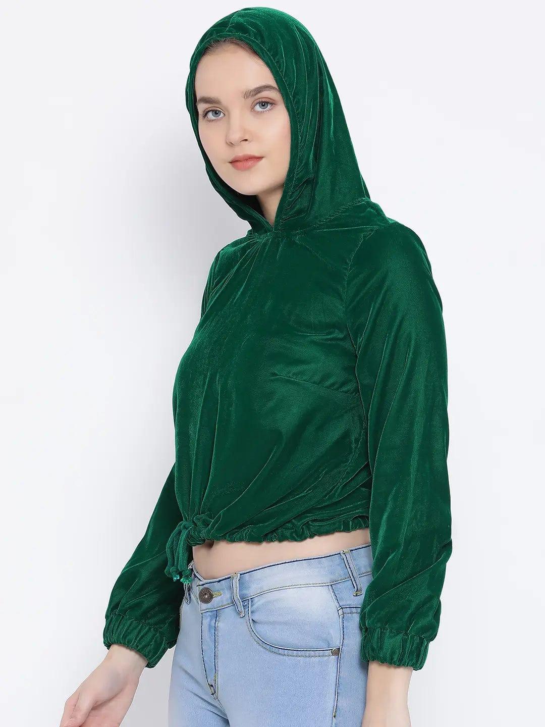 Women's Green Bomber Jacket