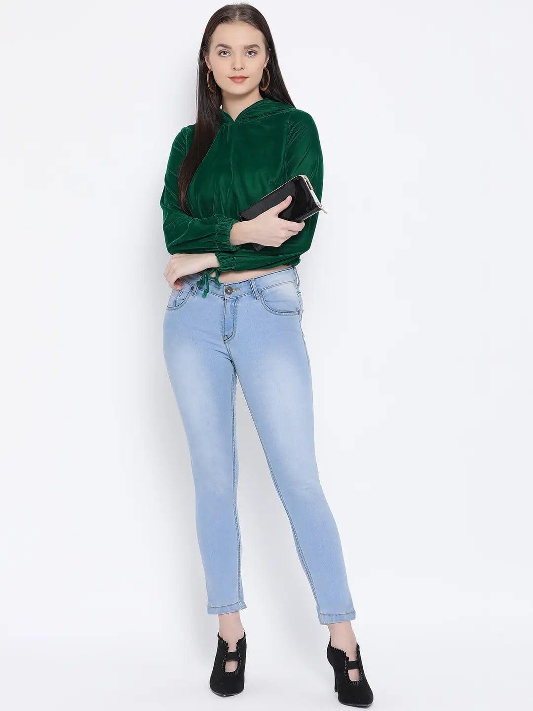 Women's Green Bomber Jacket