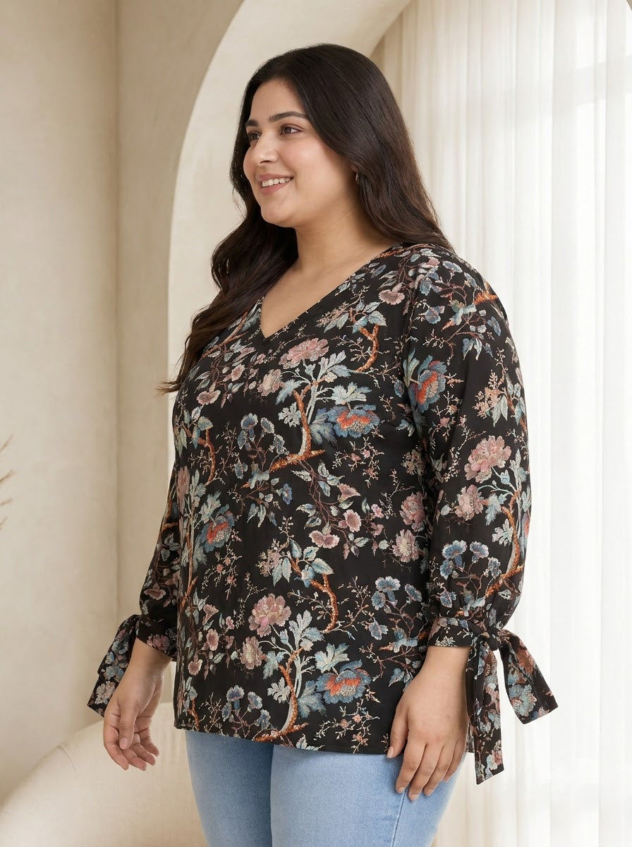 Plus Size Multicolor Top