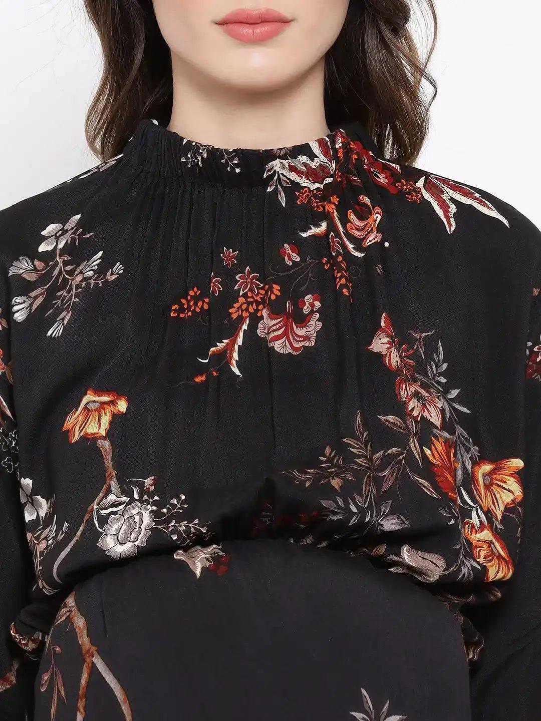 Floral Enigma Docile Maternity Dress For Expecting Moms Today - oxolloxo