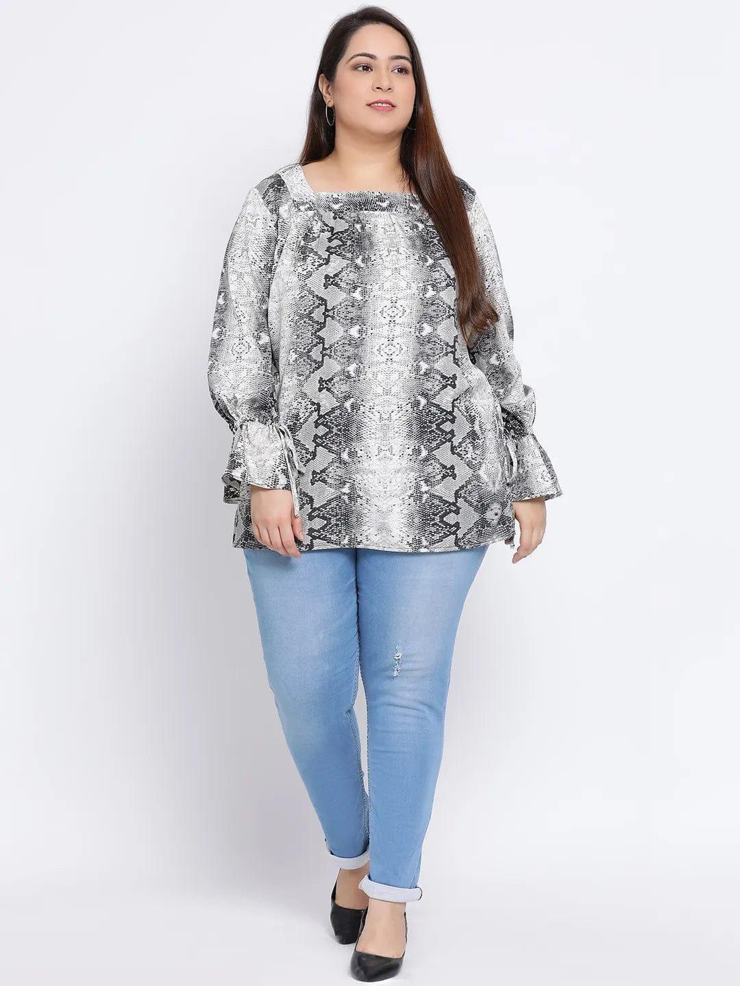 Wild Saffire Plus Size Women Top - oxolloxo