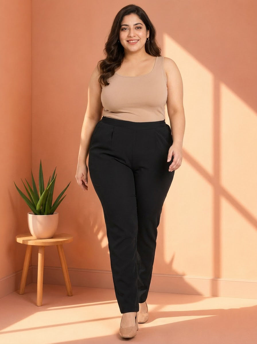 Plus Size Black Pant