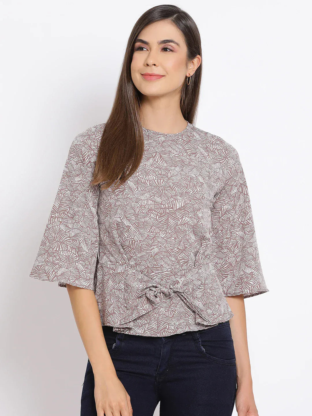 Women Grey Top
