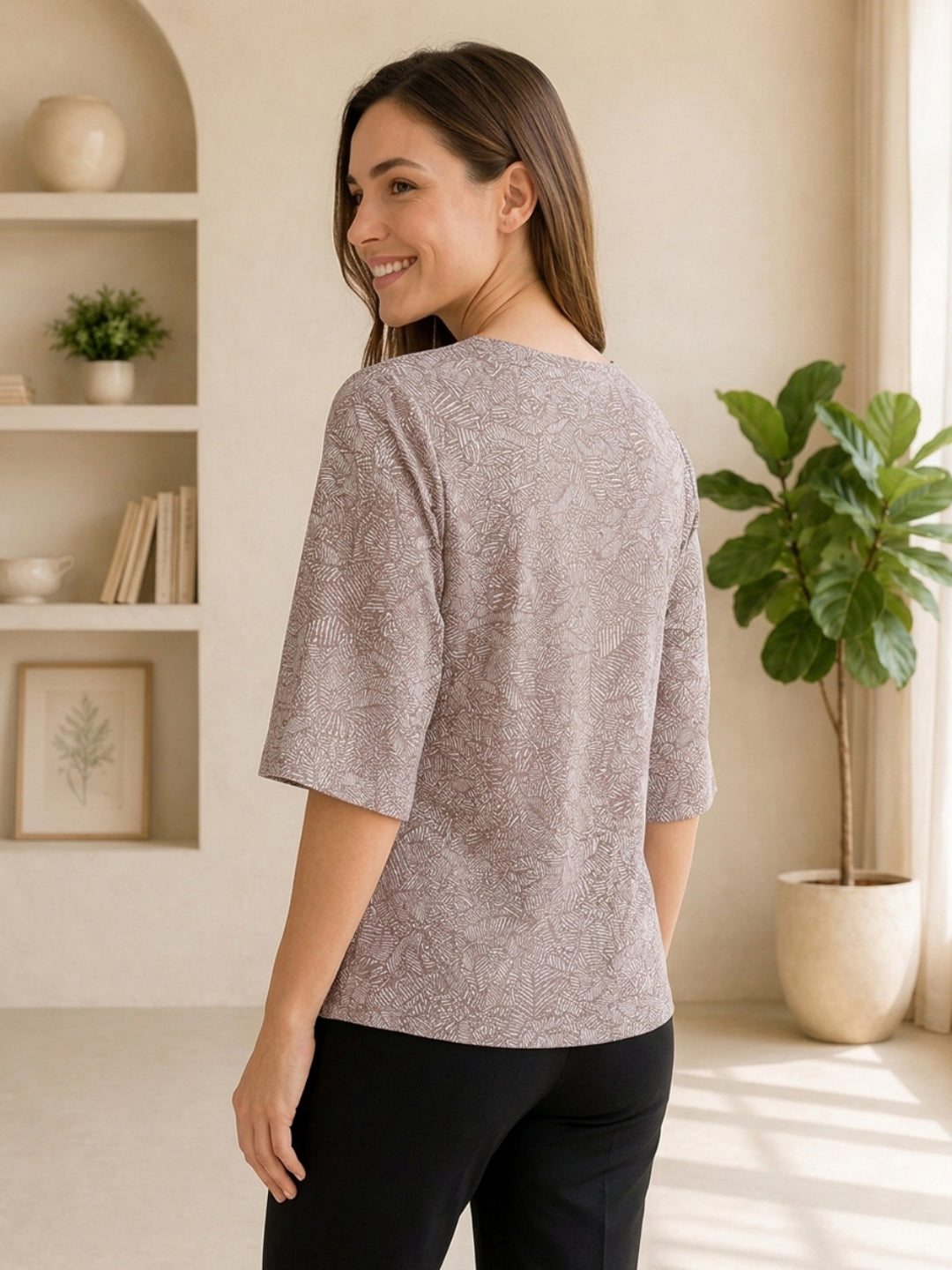 Women Grey Top