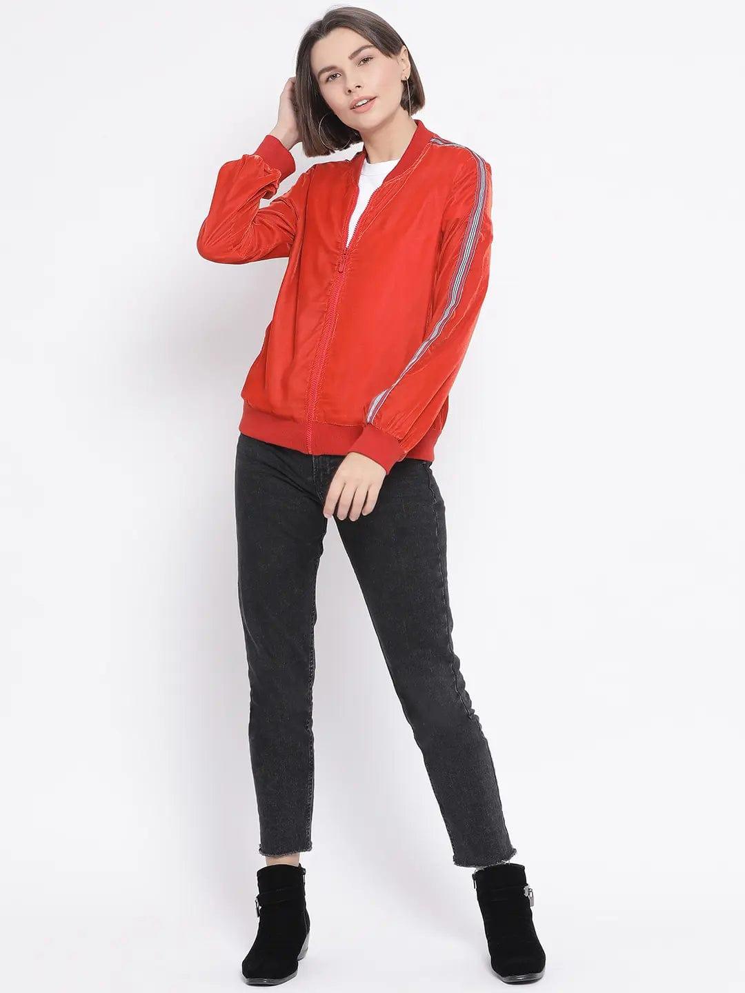 Women Orange Jacket