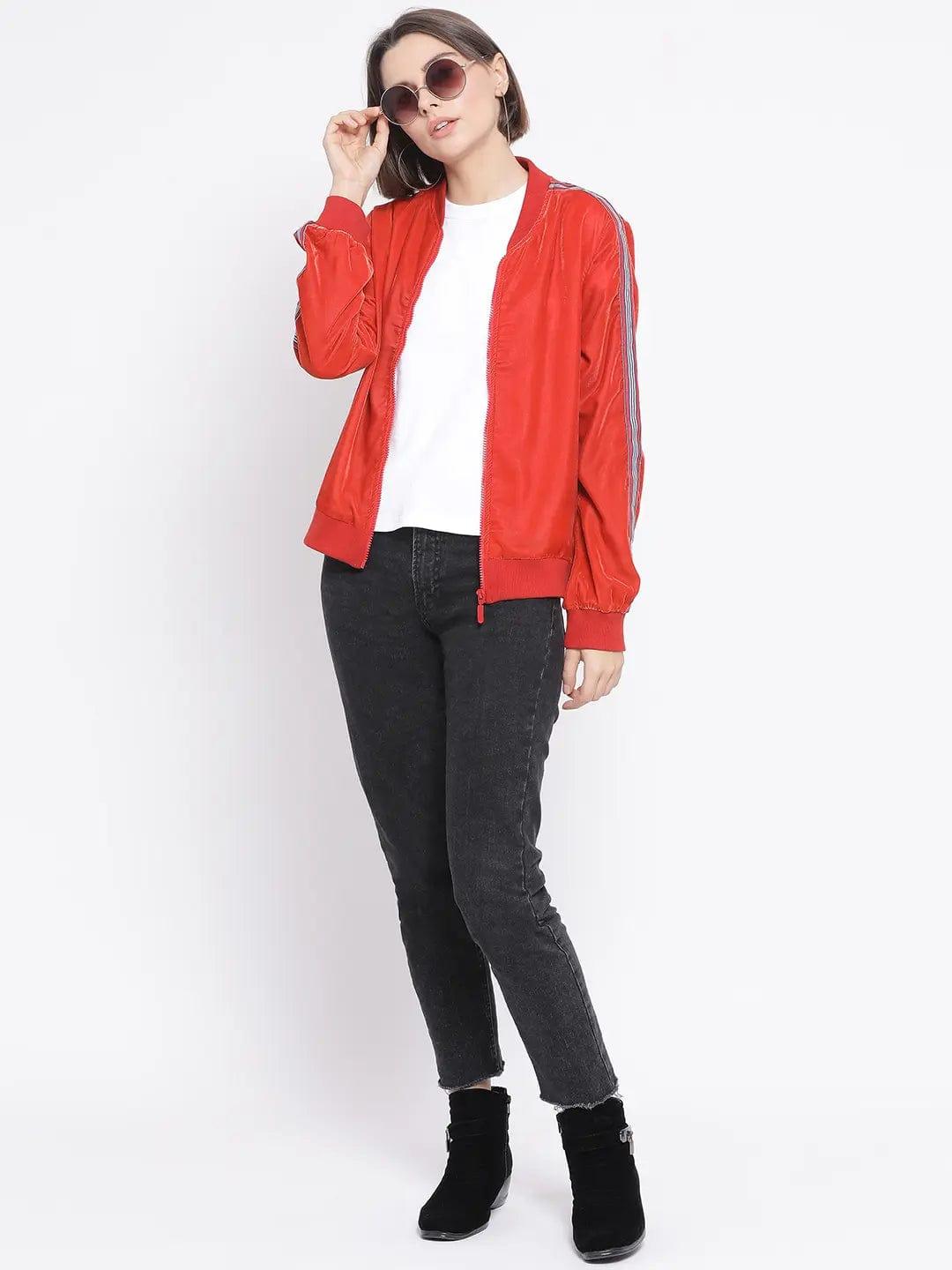 Women Orange Jacket