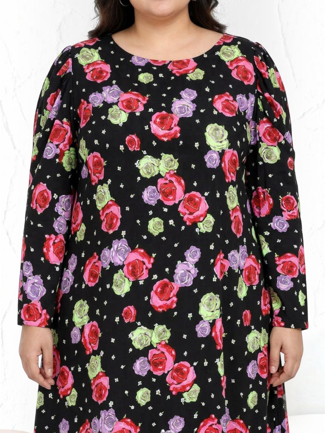 Plus Size Multicolor Dress