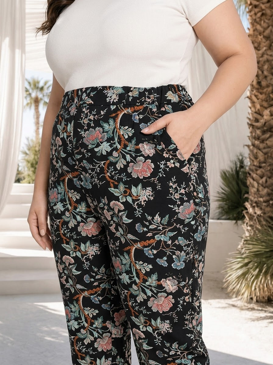 Plus Size Black Pant