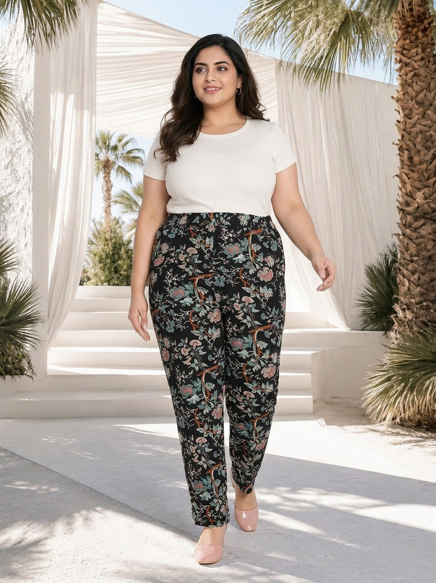 Plus Size Black Pant