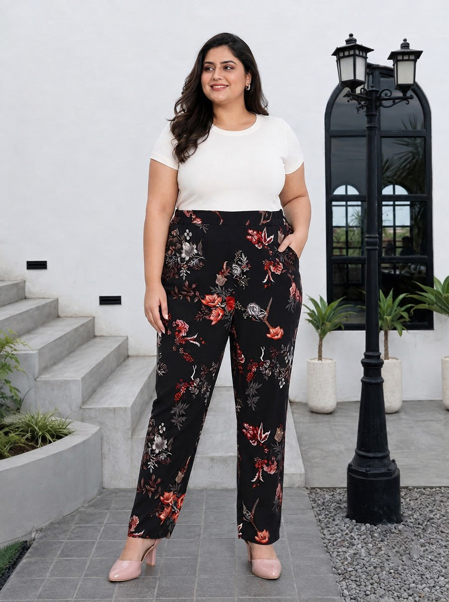 Plus Size Black Pant