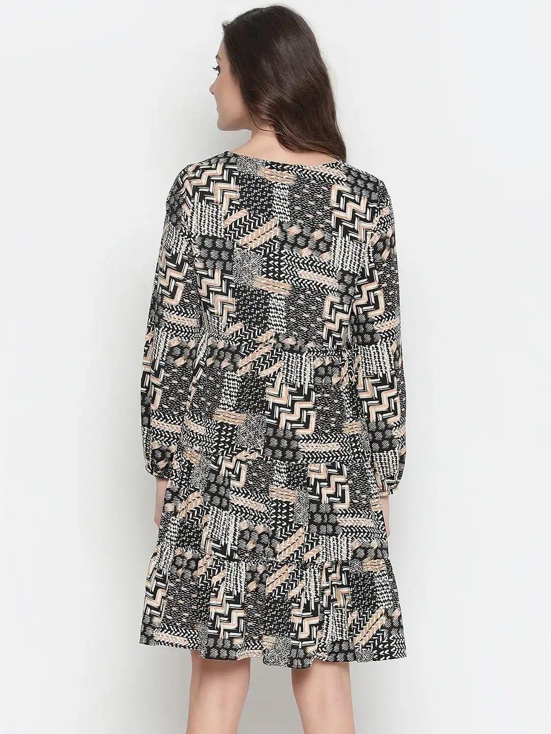 Women's Multicolor Print Maternity Dress