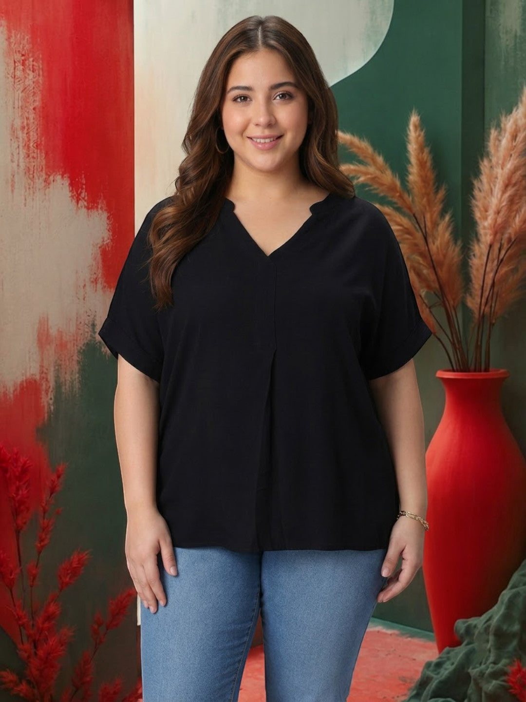 Women Plus Size Top