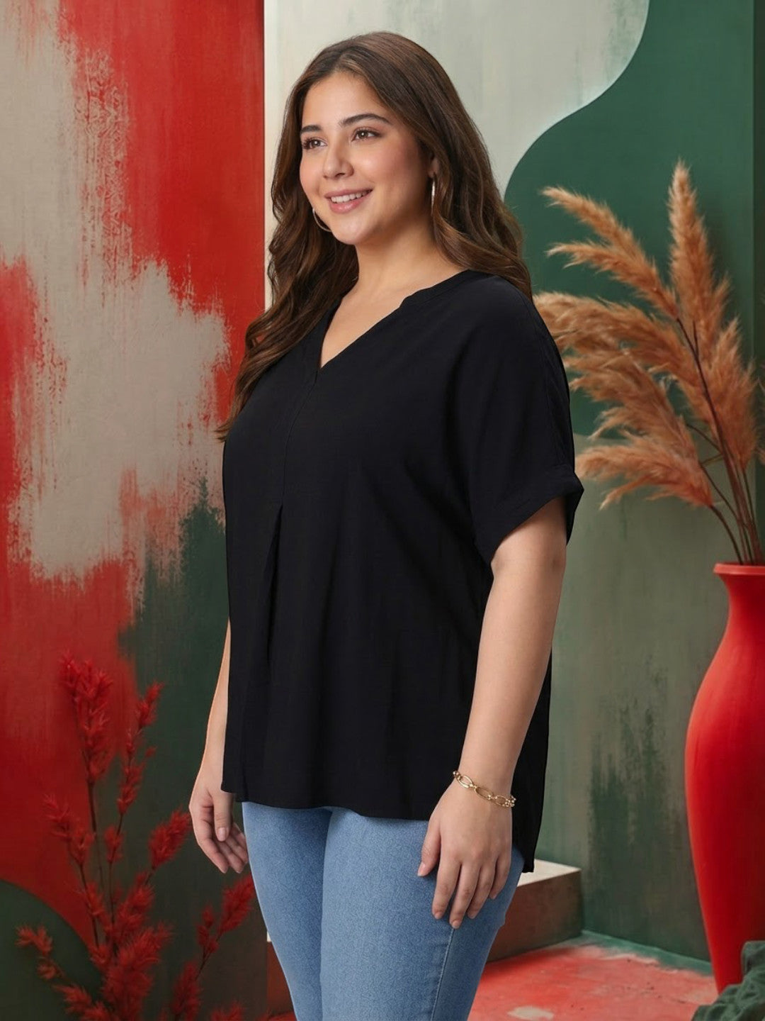 Women Plus Size Top