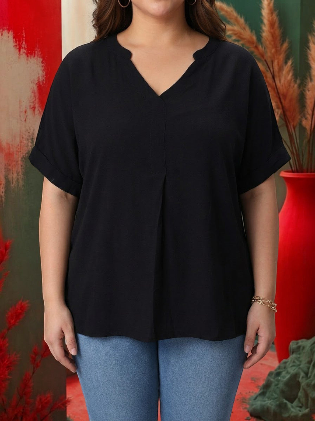 Women Plus Size Top