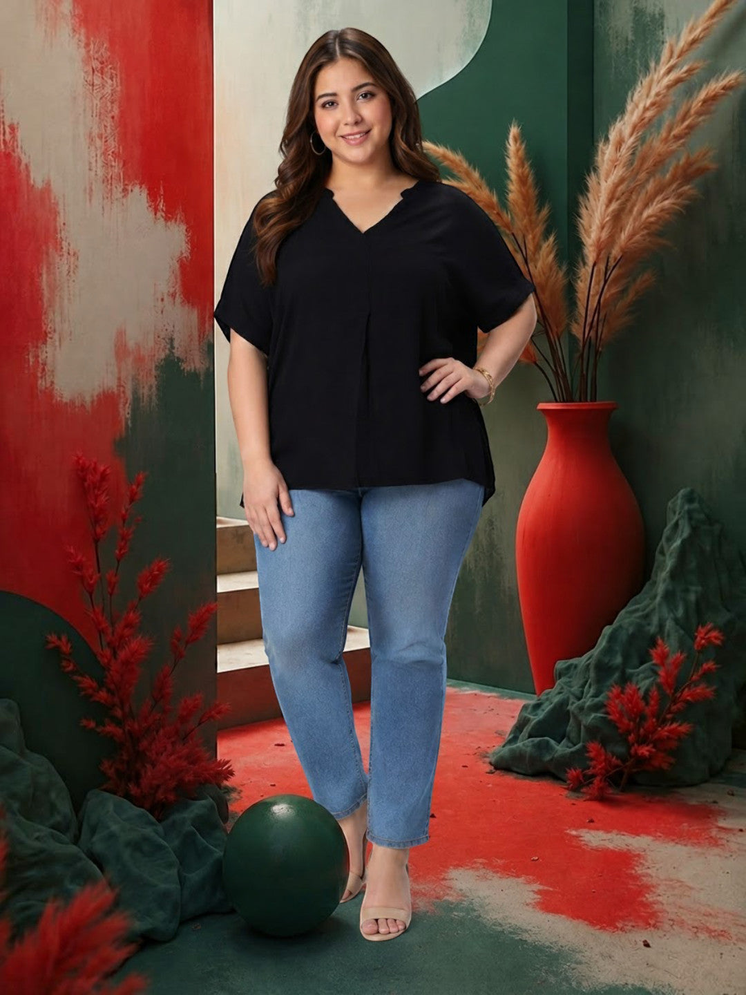 Women Plus Size Top