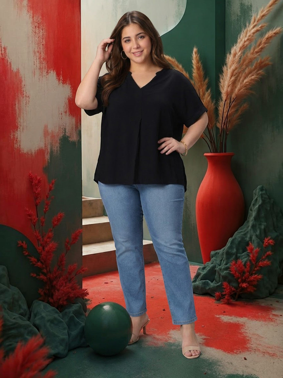 Women Plus Size Top