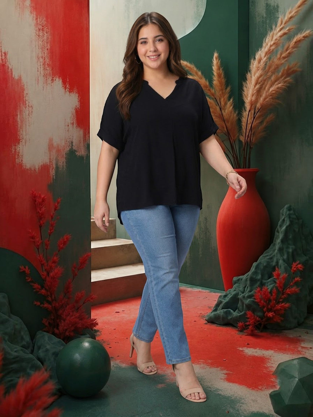 Women Plus Size Top