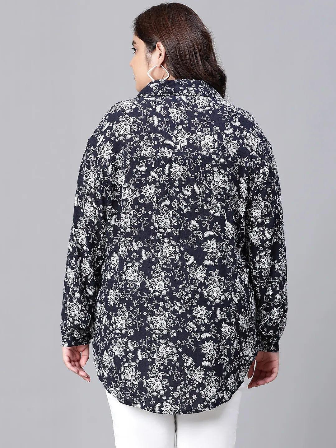 sheen-black-floral-print-plus-size-women-shirt
