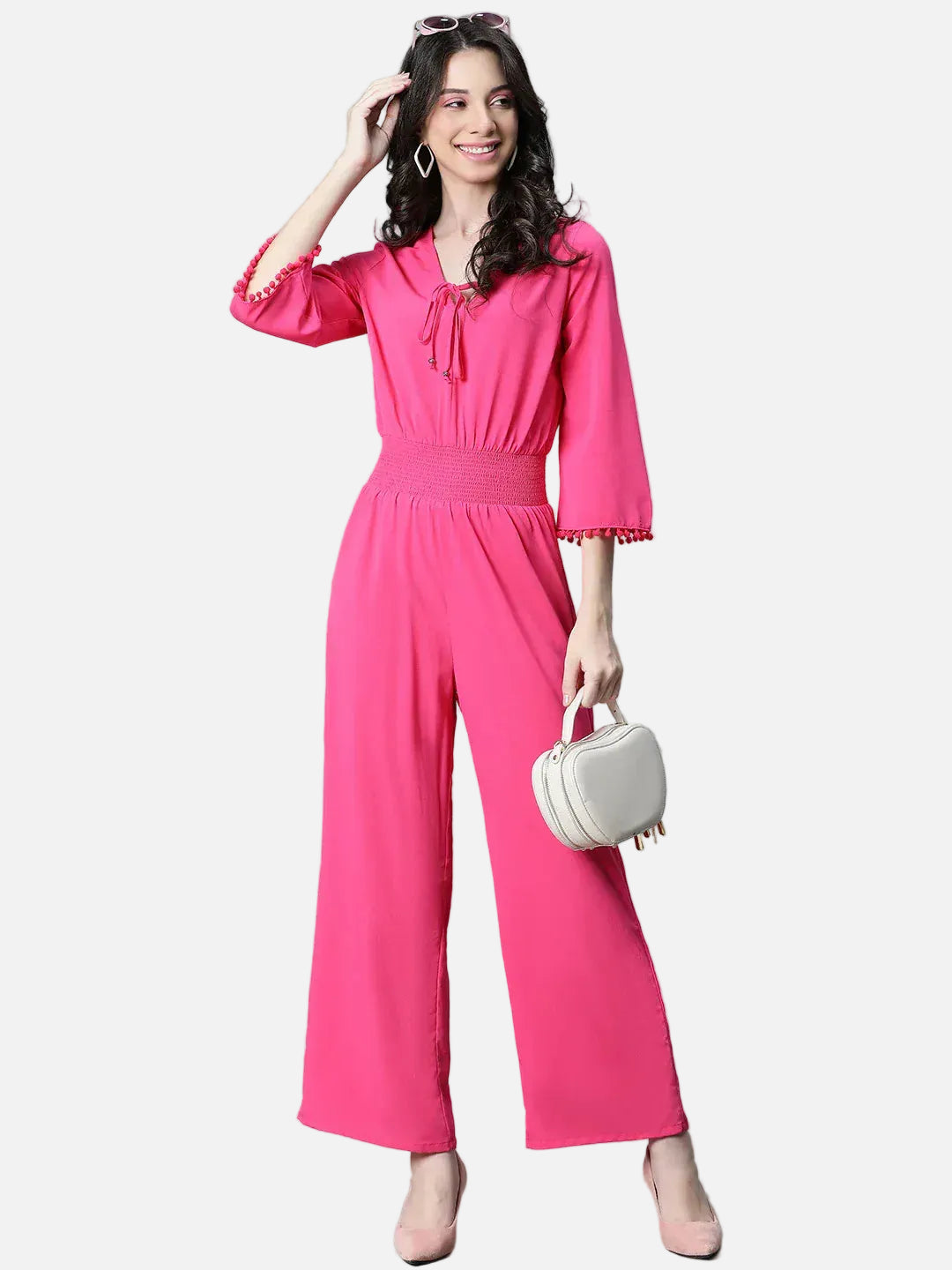 Women Fuchsia Playsuit