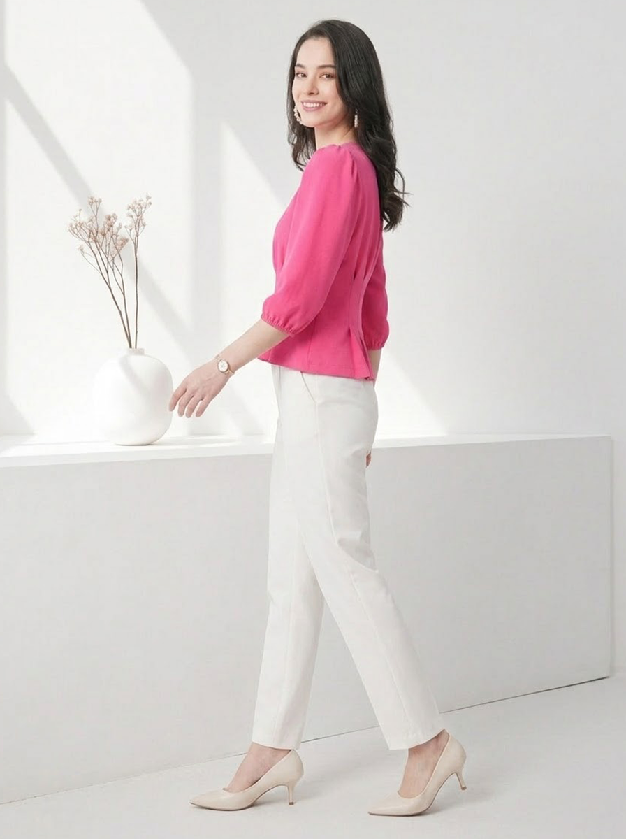 Women's Fuchsia Top