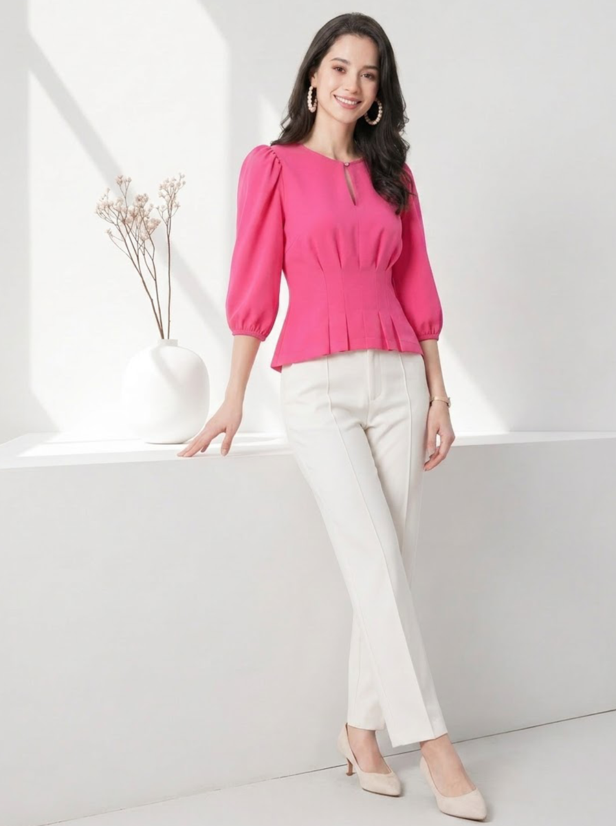Women's Fuchsia Top