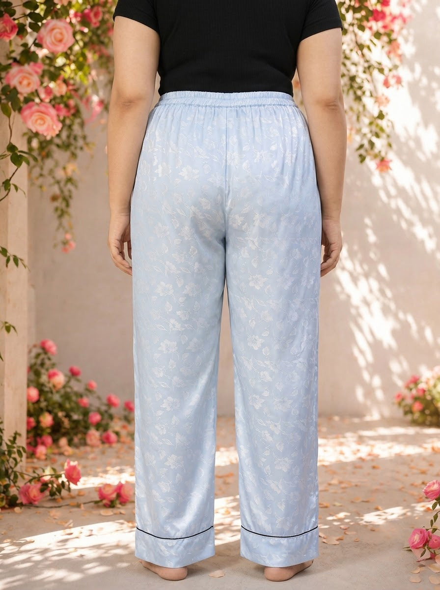 Plus Size Blue Nightwear Pajama