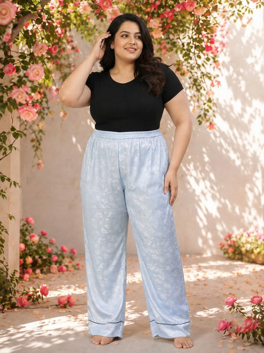 Plus Size Blue Nightwear Pajama