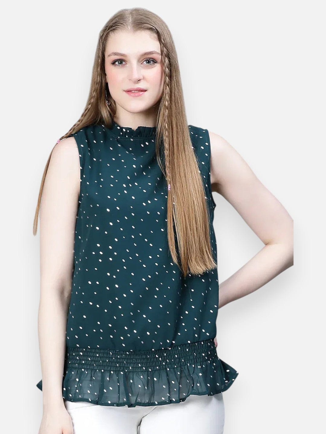 Women Green Top
