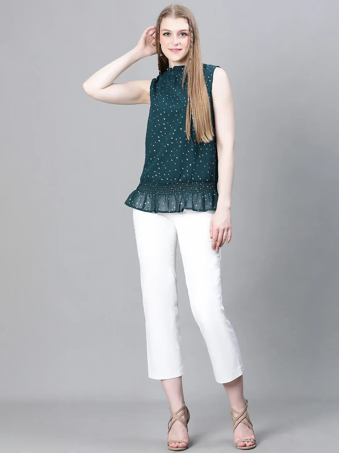 Women Green Top