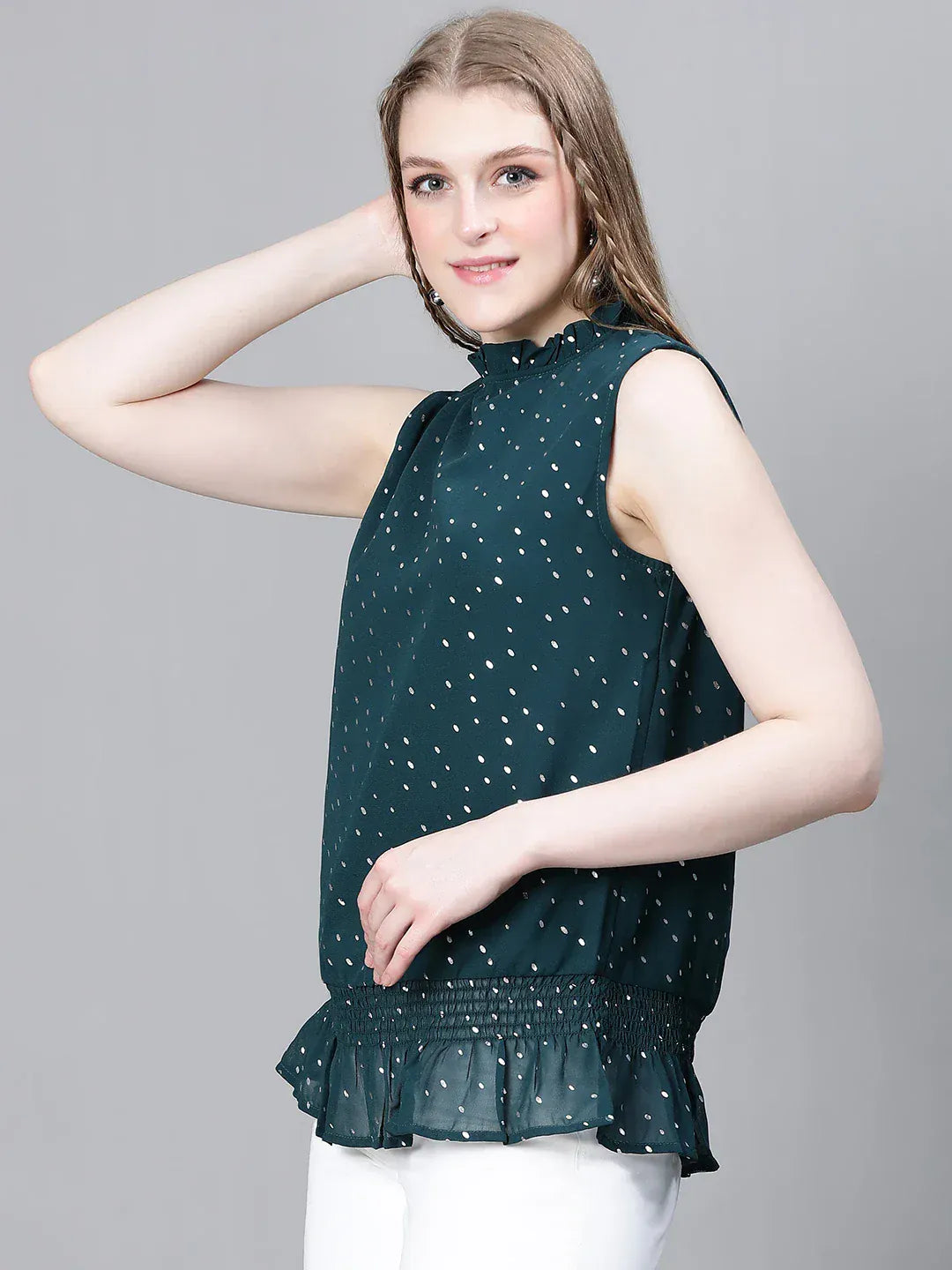 Women Green Top